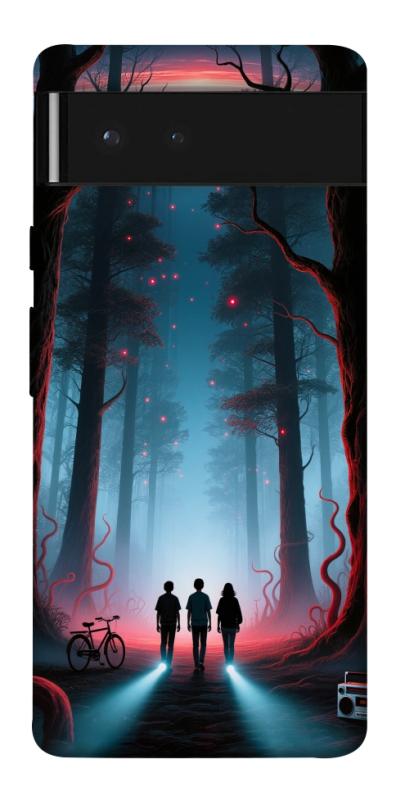 Чехол itsPrint Kids in the forest для Google Pixel 6, хоррор, купить оптом с доставкой