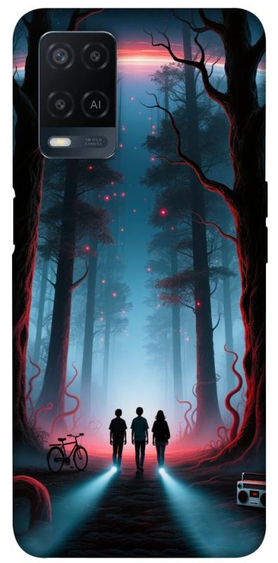 Чехол itsPrint Kids in the forest для Oppo A16s / A16, хоррор, купить оптом с доставкой