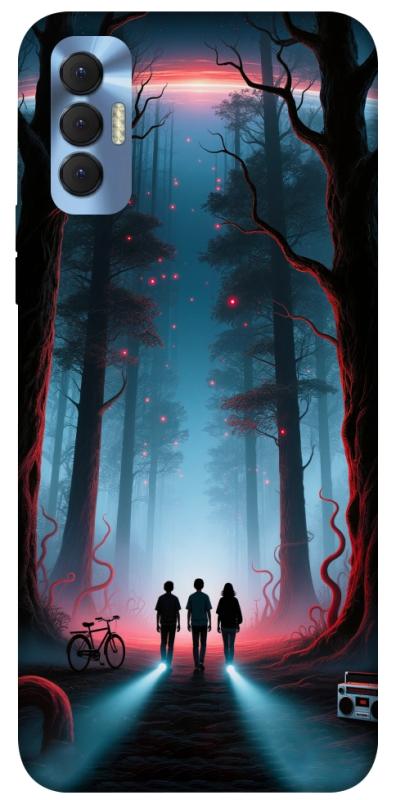 Чехол itsPrint Kids in the forest для TECNO Spark 8P, хоррор, купить оптом с доставкой