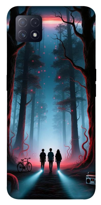 Чехол itsPrint Kids in the forest для Oppo A72 5G / A73 5G, хоррор, купить оптом с доставкой