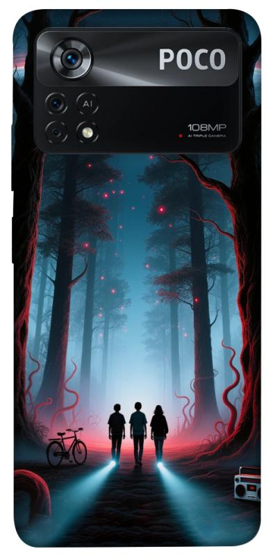 Чехол itsPrint Kids in the forest для Xiaomi Poco X4 Pro 5G, хоррор, купить оптом с доставкой