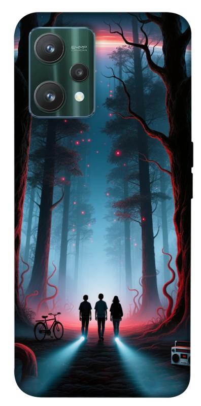 Чехол itsPrint Kids in the forest для Realme 9 Pro, хоррор, купить оптом с доставкой