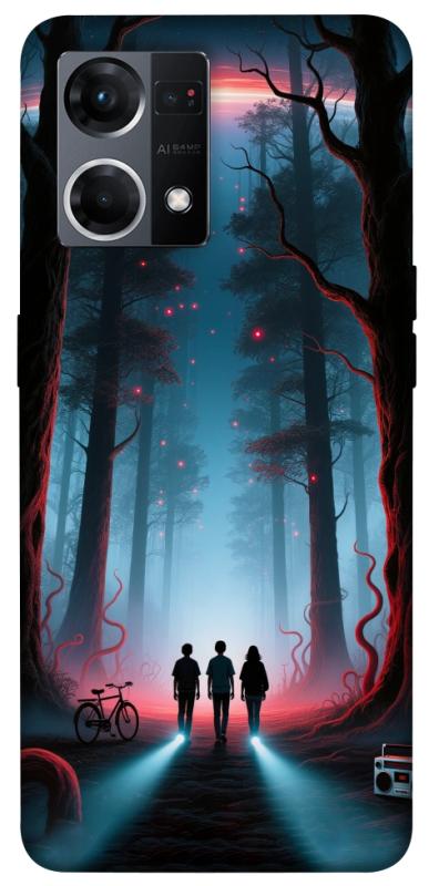 Чохол itsPrint Kids in the forest для Oppo Reno 7 4G, хоррор, купити оптом з доставкою