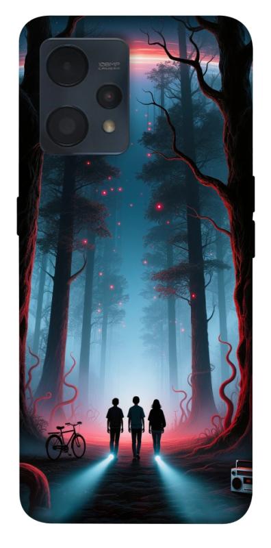 Чехол itsPrint Kids in the forest для Realme 9 4G / 9 Pro+, хоррор, купить оптом с доставкой