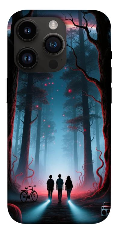 Чехол itsPrint Kids in the forest для Apple iPhone 14 Pro (6.1"), хоррор, купить оптом с доставкой