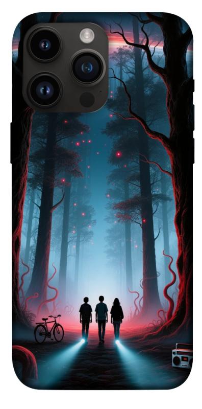 Чехол itsPrint Kids in the forest для Apple iPhone 14 Pro Max (6.7"), хоррор, купить оптом с доставкой