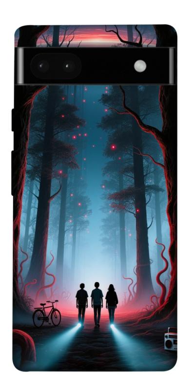 Чехол itsPrint Kids in the forest для Google Pixel 6a, хоррор, купить оптом с доставкой