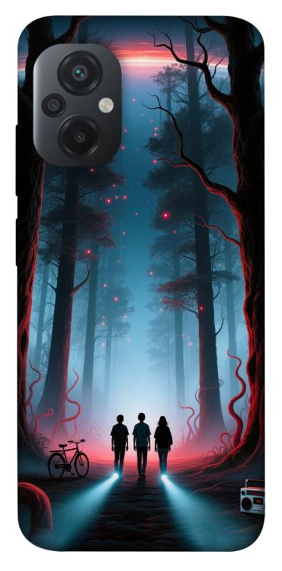Чехол itsPrint Kids in the forest для Xiaomi Poco M5, хоррор, купить оптом с доставкой
