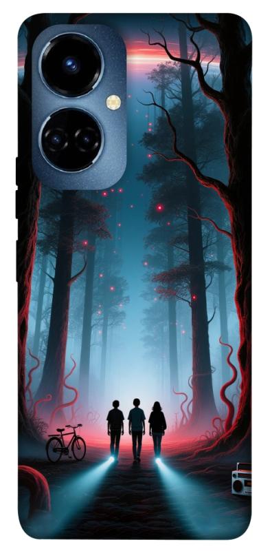 Чохол itsPrint Kids in the forest для TECNO Camon 19 (CI6n) / 19 Pro (CI8n), хоррор, купити оптом з доставкою