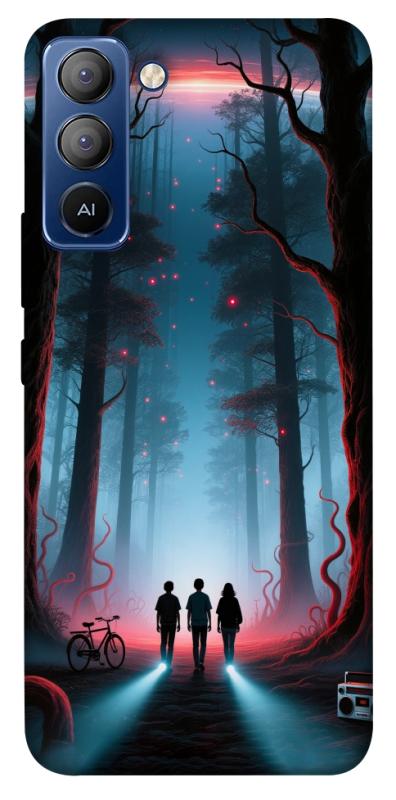 Чехол itsPrint Kids in the forest для TECNO Pop 5 LTE, хоррор, купить оптом с доставкой