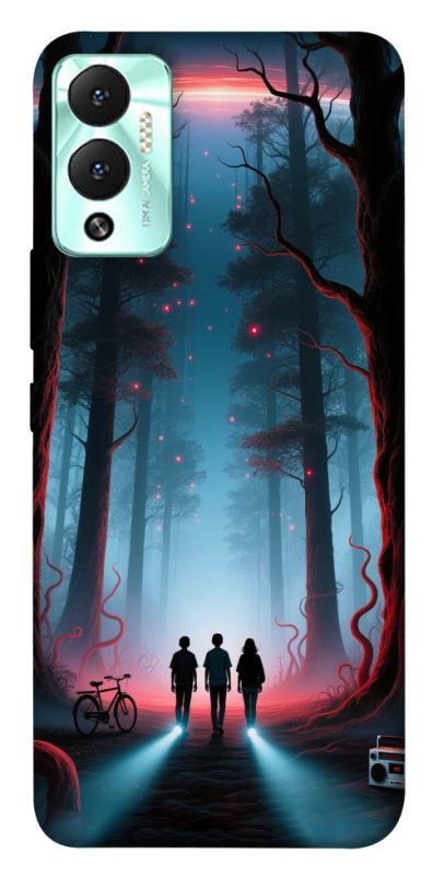 Чехол itsPrint Kids in the forest для Infinix Hot 12 Play, хоррор, купить оптом с доставкой
