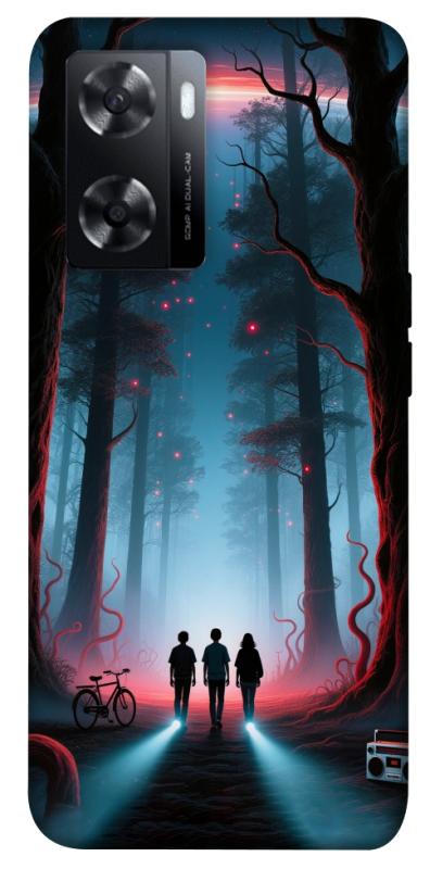 Чехол itsPrint Kids in the forest для Oppo A57s, хоррор, купить оптом с доставкой