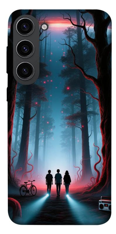 Чехол itsPrint Kids in the forest для Samsung Galaxy S23, хоррор, купить оптом с доставкой