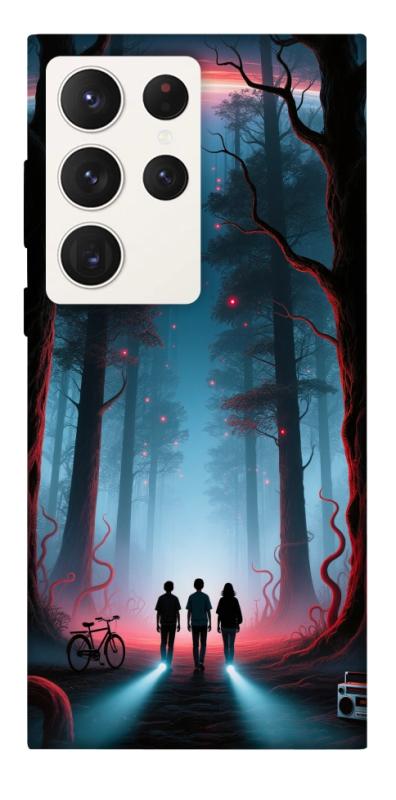 Чехол itsPrint Kids in the forest для Samsung Galaxy S23 Ultra, хоррор, купить оптом с доставкой