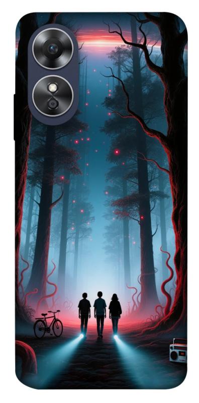 Чохол itsPrint Kids in the forest для Oppo A17, хоррор, купити оптом з доставкою
