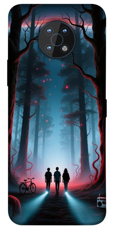 Чехол itsPrint Kids in the forest для Nokia G50, хоррор, купить оптом с доставкой