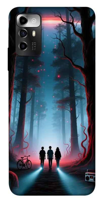 Чехол itsPrint Kids in the forest для ZTE Blade V40 Vita, хоррор, купить оптом с доставкой