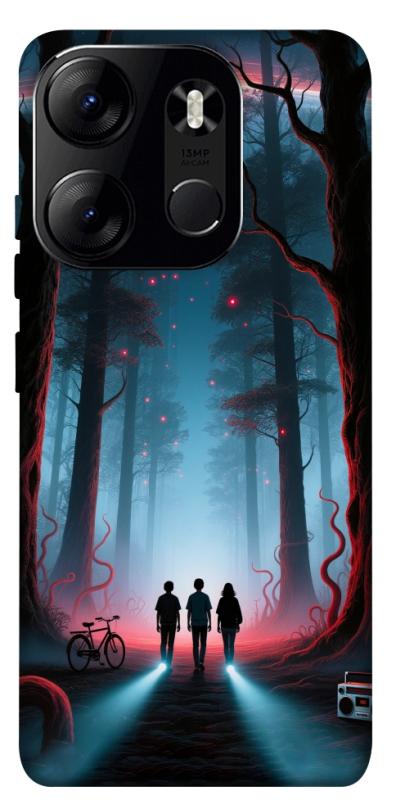 Чехол itsPrint Kids in the forest для Tecno Spark Go 2023, хоррор, купить оптом с доставкой