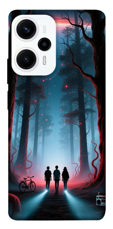 Чехол itsPrint Kids in the forest для Xiaomi Poco F5 / Note 12 Turbo, хоррор, купить оптом с доставкой