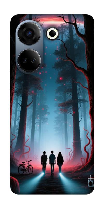 Чехол itsPrint Kids in the forest для TECNO Camon 20 Pro (CK7n), хоррор, купить оптом с доставкой