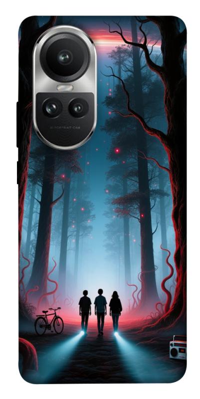 Чехол itsPrint Kids in the forest для Oppo Reno 10, хоррор, купить оптом с доставкой