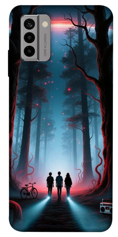 Чехол itsPrint Kids in the forest для Nokia G22, хоррор, купить оптом с доставкой