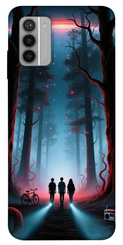Чехол itsPrint Kids in the forest для Nokia G42, хоррор, купить оптом с доставкой