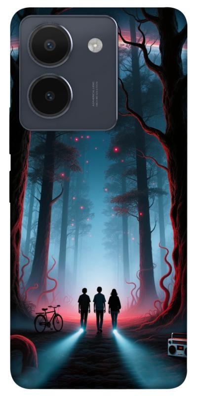 Чехол itsPrint Kids in the forest для Vivo Y36, хоррор, купить оптом с доставкой