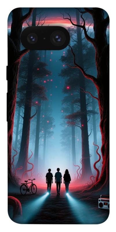 Чехол itsPrint Kids in the forest для Google Pixel 8, хоррор, купить оптом с доставкой