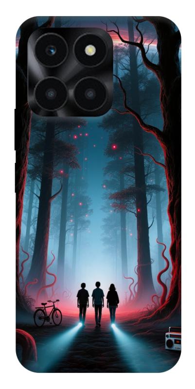 Чехол itsPrint Kids in the forest для Huawei Honor X6a, хоррор, купить оптом с доставкой