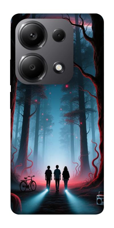 Чехол itsPrint Kids in the forest для Xiaomi Poco X6, хоррор, купить оптом с доставкой