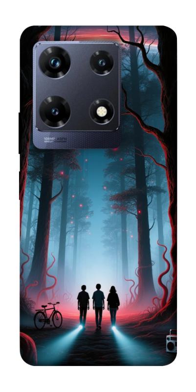 Чехол itsPrint Kids in the forest для Infinix Note 30 Pro, хоррор, купить оптом с доставкой