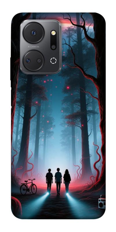 Чехол itsPrint Kids in the forest для Huawei Honor X7a, хоррор, купить оптом с доставкой