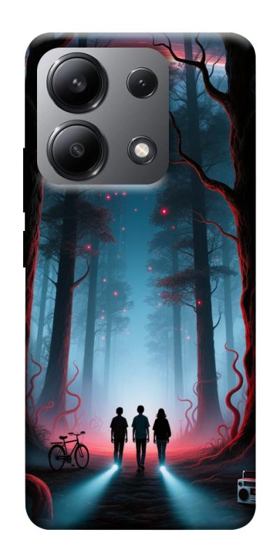 Чехол itsPrint Kids in the forest для Xiaomi Redmi Note 13 4G, хоррор, купить оптом с доставкой