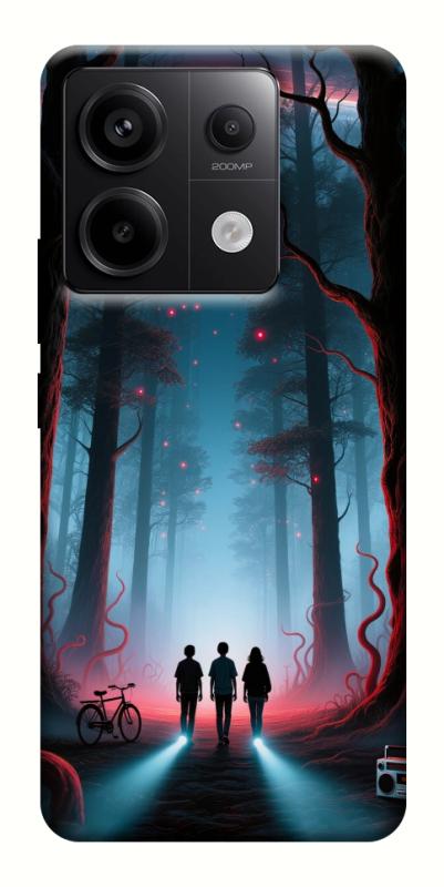 Чехол itsPrint Kids in the forest для Xiaomi Redmi Note 13 Pro 4G, хоррор, купить оптом с доставкой
