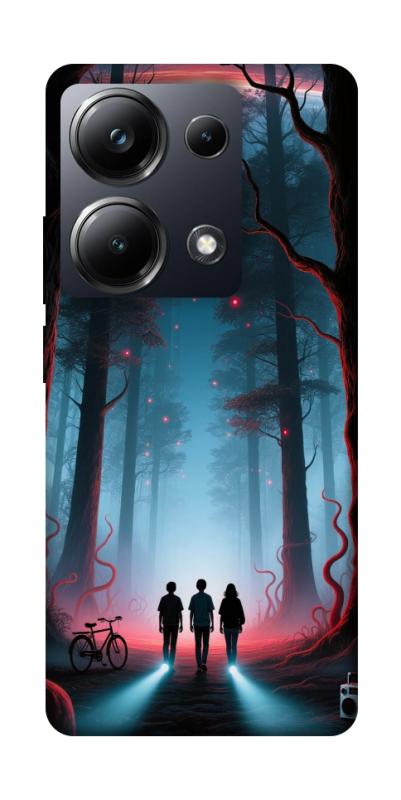 Чехол itsPrint Kids in the forest для Xiaomi Redmi Note 13 Pro 4G, хоррор, купить оптом с доставкой
