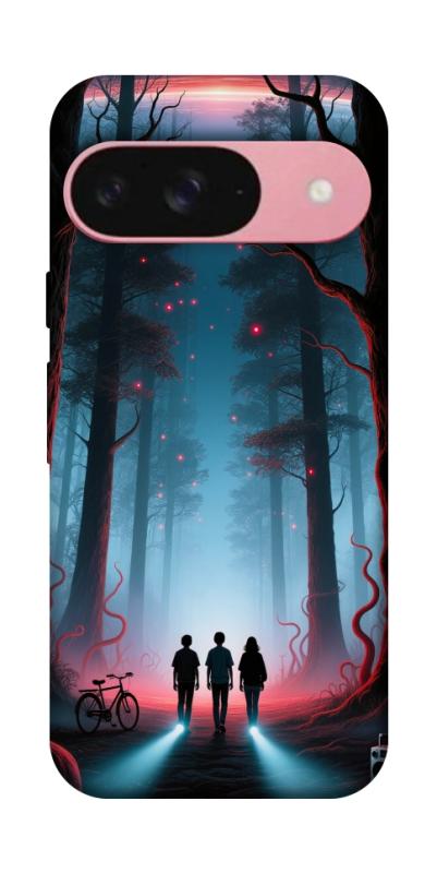 Чехол itsPrint Kids in the forest для Google Pixel 9, хоррор, купить оптом с доставкой