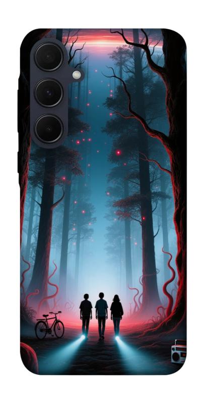 Чехол itsPrint Kids in the forest для Samsung Galaxy A55, хоррор, купить оптом с доставкой