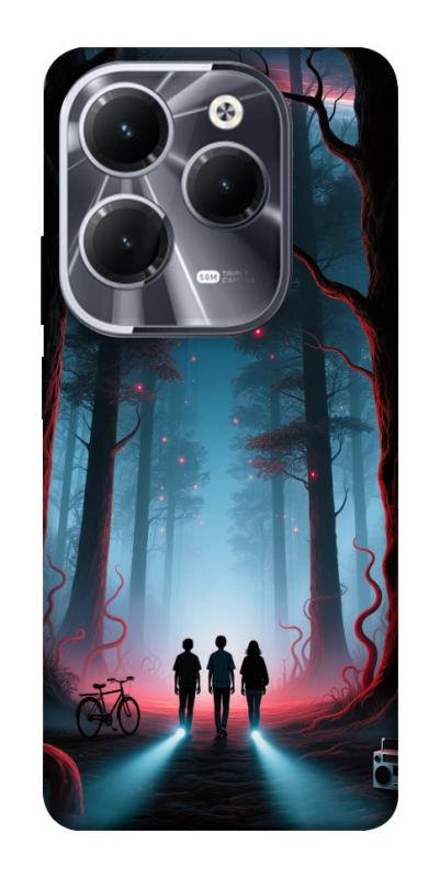 Чехол itsPrint Kids in the forest для Infinix Hot 40, хоррор, купить оптом с доставкой