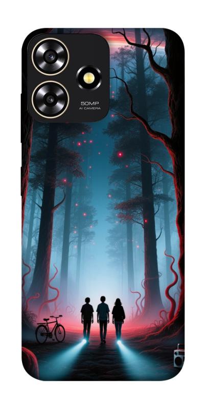 Чехол itsPrint Kids in the forest для ZTE Blade A73 4G, хоррор, купить оптом с доставкой