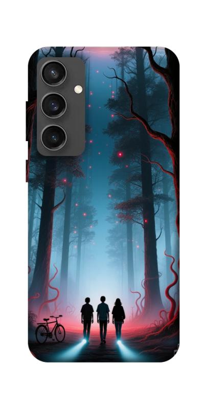 Чохол itsPrint Kids in the forest для Samsung Galaxy S24 FE, хоррор, купити оптом з доставкою