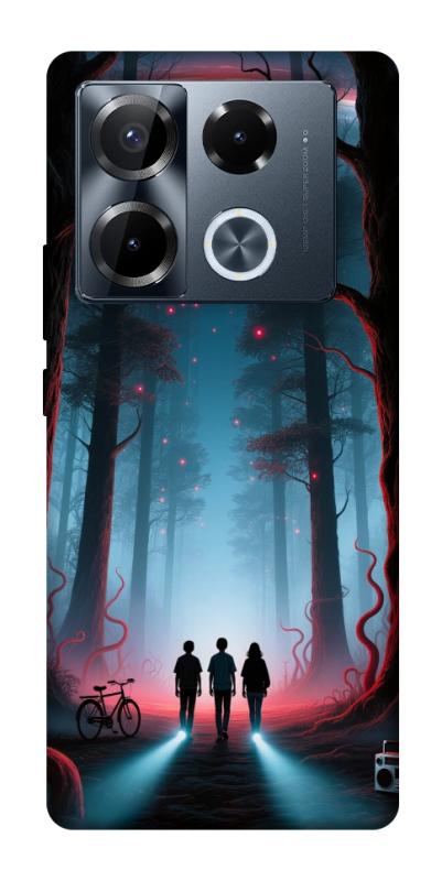 Чехол itsPrint Kids in the forest для Infinix Note 40 Pro 4G, хоррор, купить оптом с доставкой