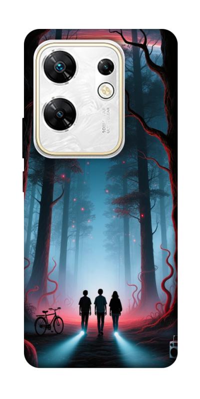 Чехол itsPrint Kids in the forest для Infinix Zero 30 4G, хоррор, купить оптом с доставкой
