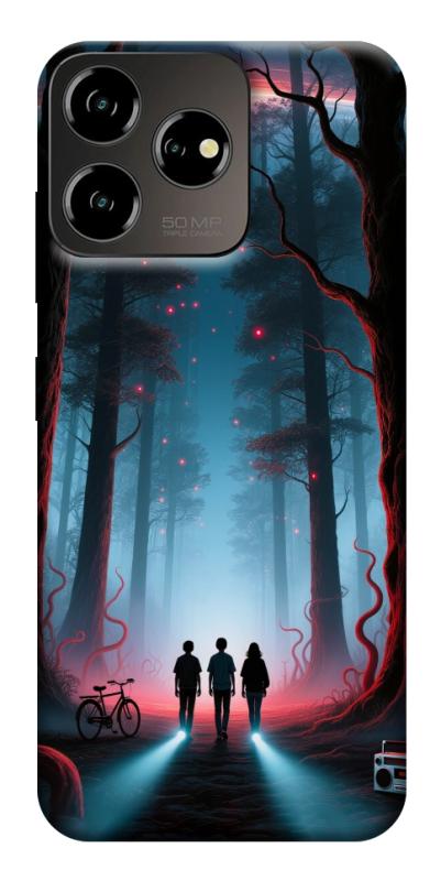 Чехол itsPrint Kids in the forest для ZTE Blade V50 Desing 4G, хоррор, купить оптом с доставкой