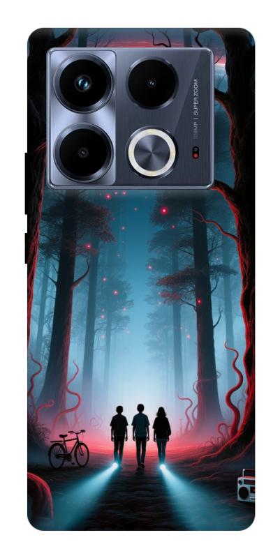 Чехол itsPrint Kids in the forest для Infinix Note 40 4G, хоррор, купить оптом с доставкой