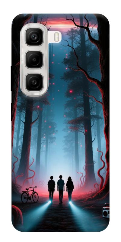 Чехол itsPrint Kids in the forest для Infinix Hot 50 4G, хоррор, купить оптом с доставкой