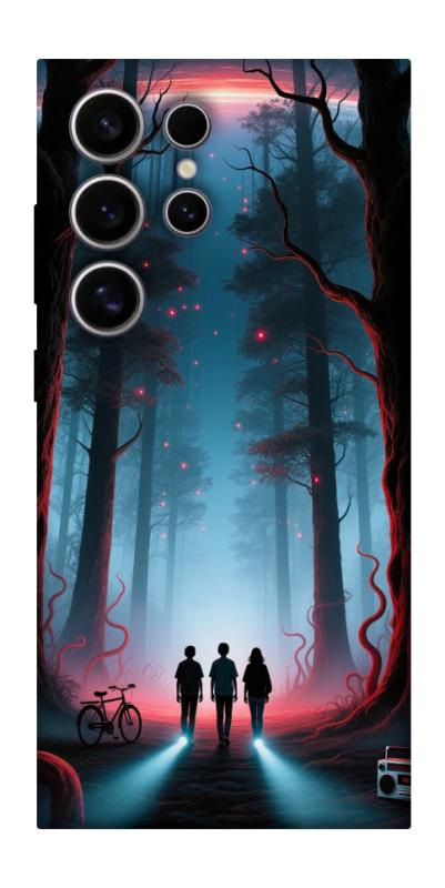 Чехол itsPrint Kids in the forest для Samsung Galaxy S25 Ultra, хоррор, купить оптом с доставкой