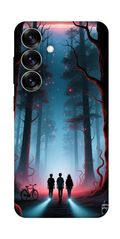 Чехол itsPrint Kids in the forest для Samsung Galaxy S25+, хоррор, купить оптом с доставкой