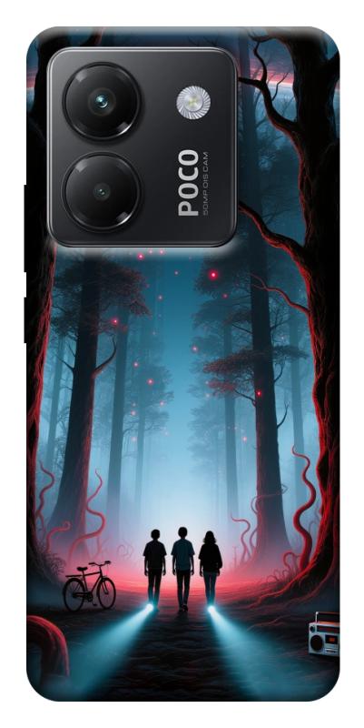 Чехол itsPrint Kids in the forest для Xiaomi Poco M7 Pro 5G, хоррор, купить оптом с доставкой
