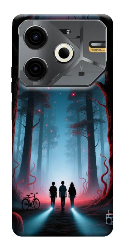 Чехол itsPrint Kids in the forest для TECNO Pova 6 Neo (LI6), хоррор, купить оптом с доставкой